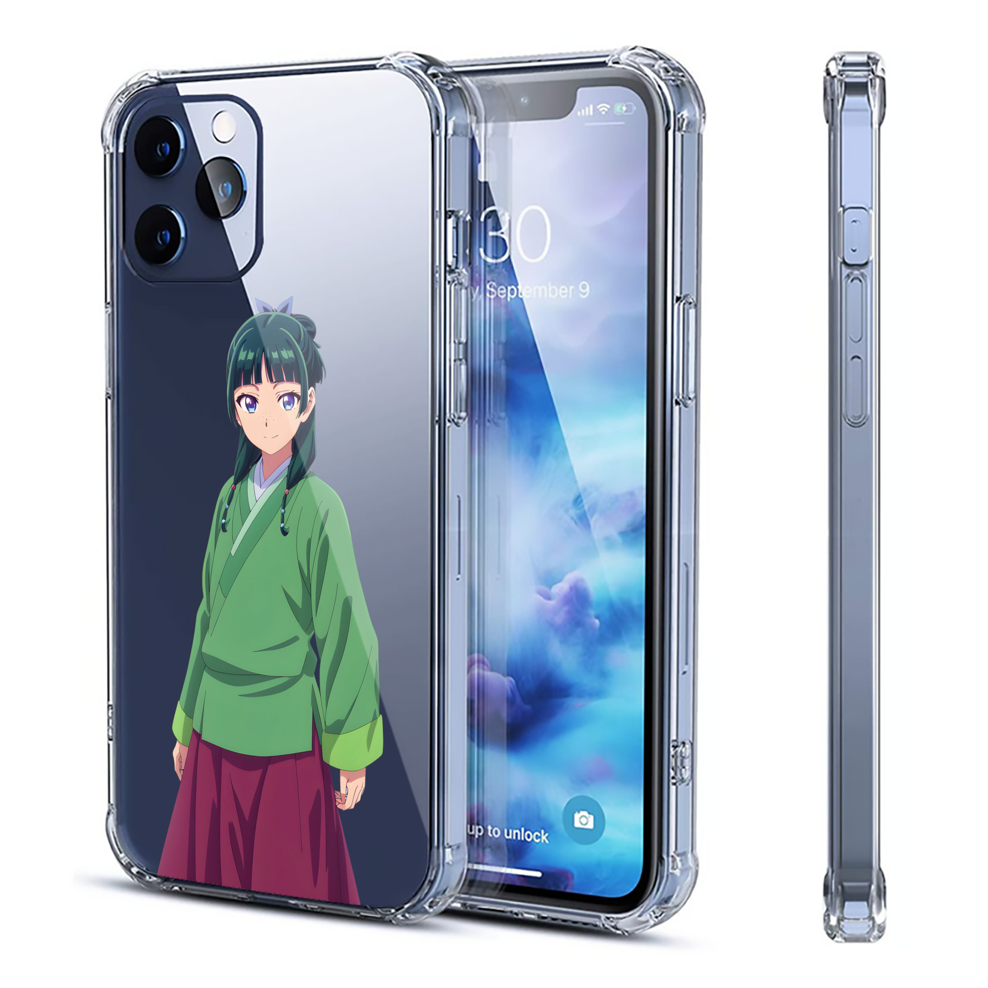 （画像用） 薬屋のひとりごと The Apothecary Diaries 【iPhone 12シリーズ対応】透明スマホケース（クリアソフトケース）